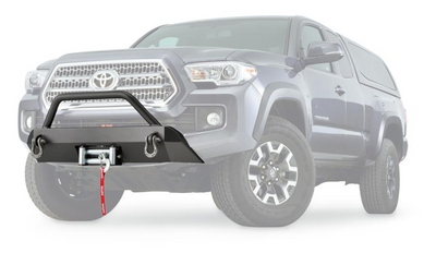 WARN Industries Semi-Hidden Kit WIth Grille Guard For '16 - '23 TOYOTA TACOMA