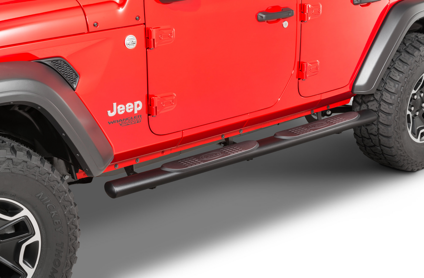 Quadratec QR4 Heavy Duty Oval Side Steps for 18-24 Jeep Wrangler JL Unlimited 4-Door
