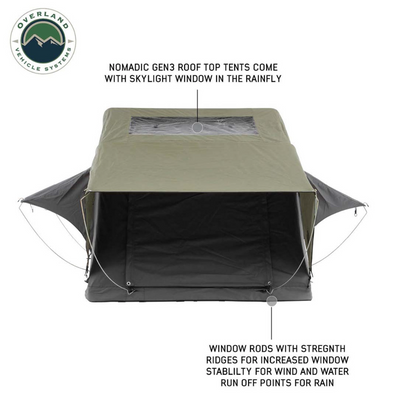OVERLAND VEHICLE SYSTEMS Nomadic 2 Standard Roof Top Tent