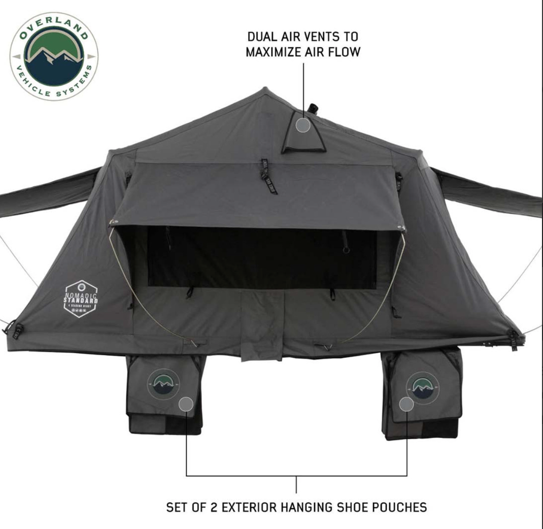 OVERLAND VEHICLE SYSTEMS Nomadic 2 Standard Roof Top Tent