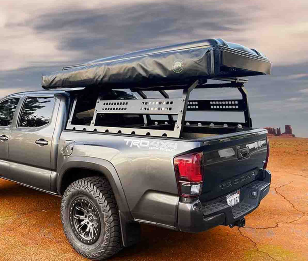 OVERLAND VEHICLE SYSTEMS Discovery Rack -Mid Size Truck Short Bed Application
