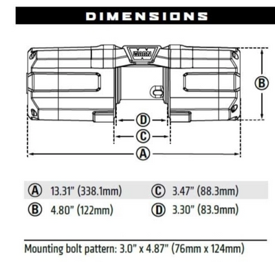 Warn AXON 35 Powersport Winch