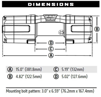 WARN AXON 55-S POWERSPORT WINCH