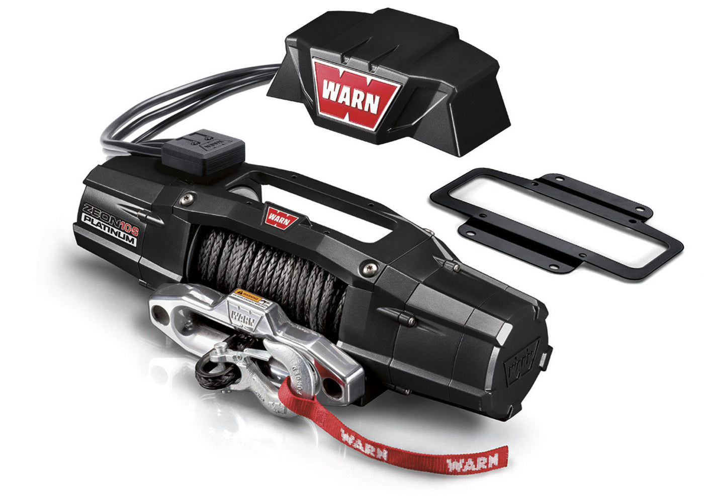 WARN ZEON 10-S Platinum Winch with Synthetic Rope and Bluetooth Controller