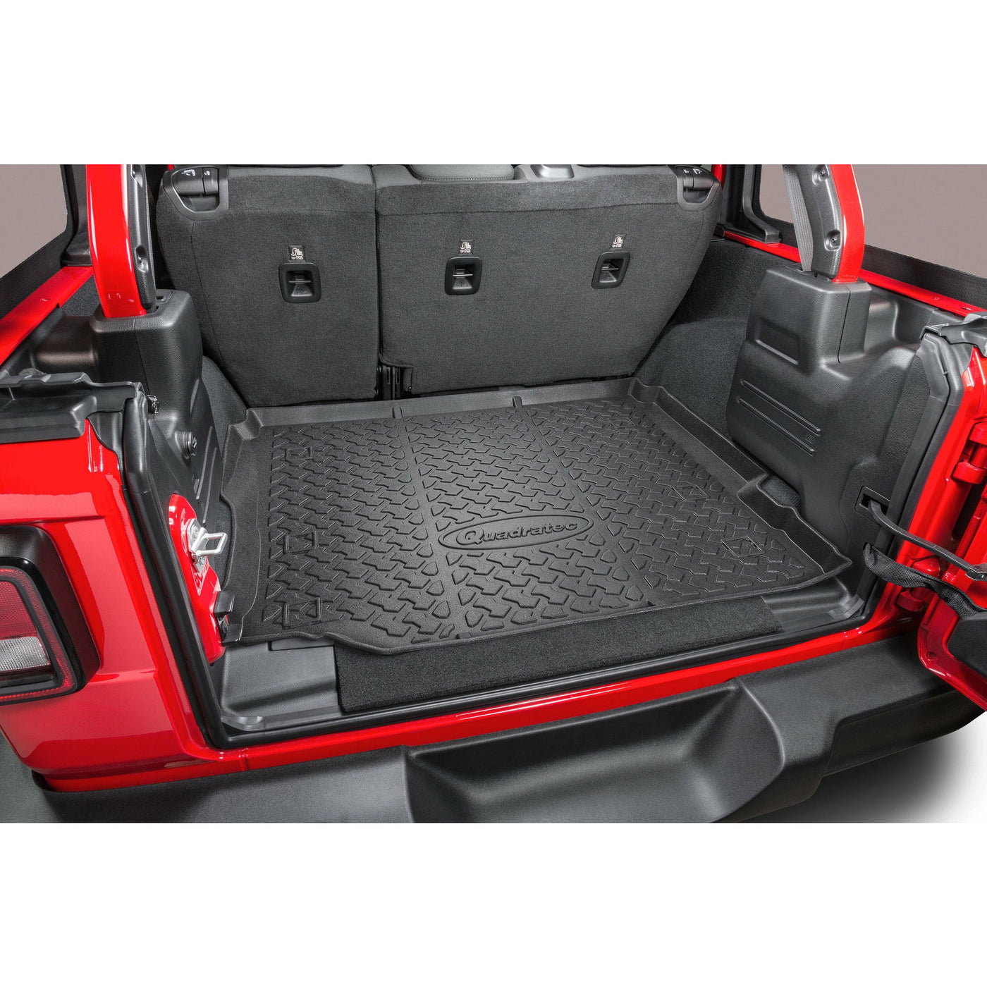 Quadratec Ultimate All Weather Rear Cargo Liner for 18-22 Jeep Wrangler JL Unlimited