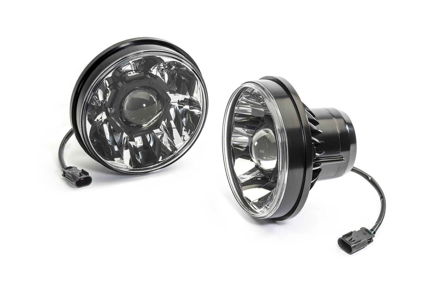 KC HiLiTES Gravity LED Pro 7" Headlights for 07-18 Jeep Wrangler JK