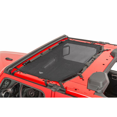 MasterTop ShadeMaker Freedom Mesh Bimini Top Plus for 18-22 Jeep Wrangler JL Unlimited