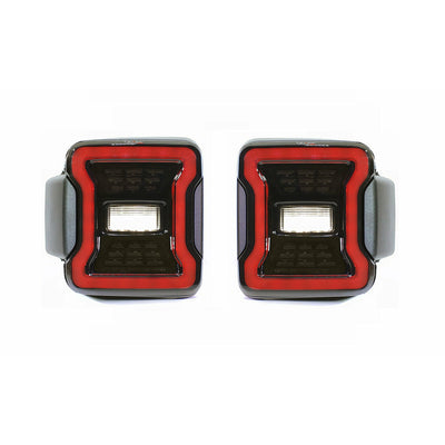 Quake LED Sequential Tail Lights for 18-22 Jeep Wrangler JL