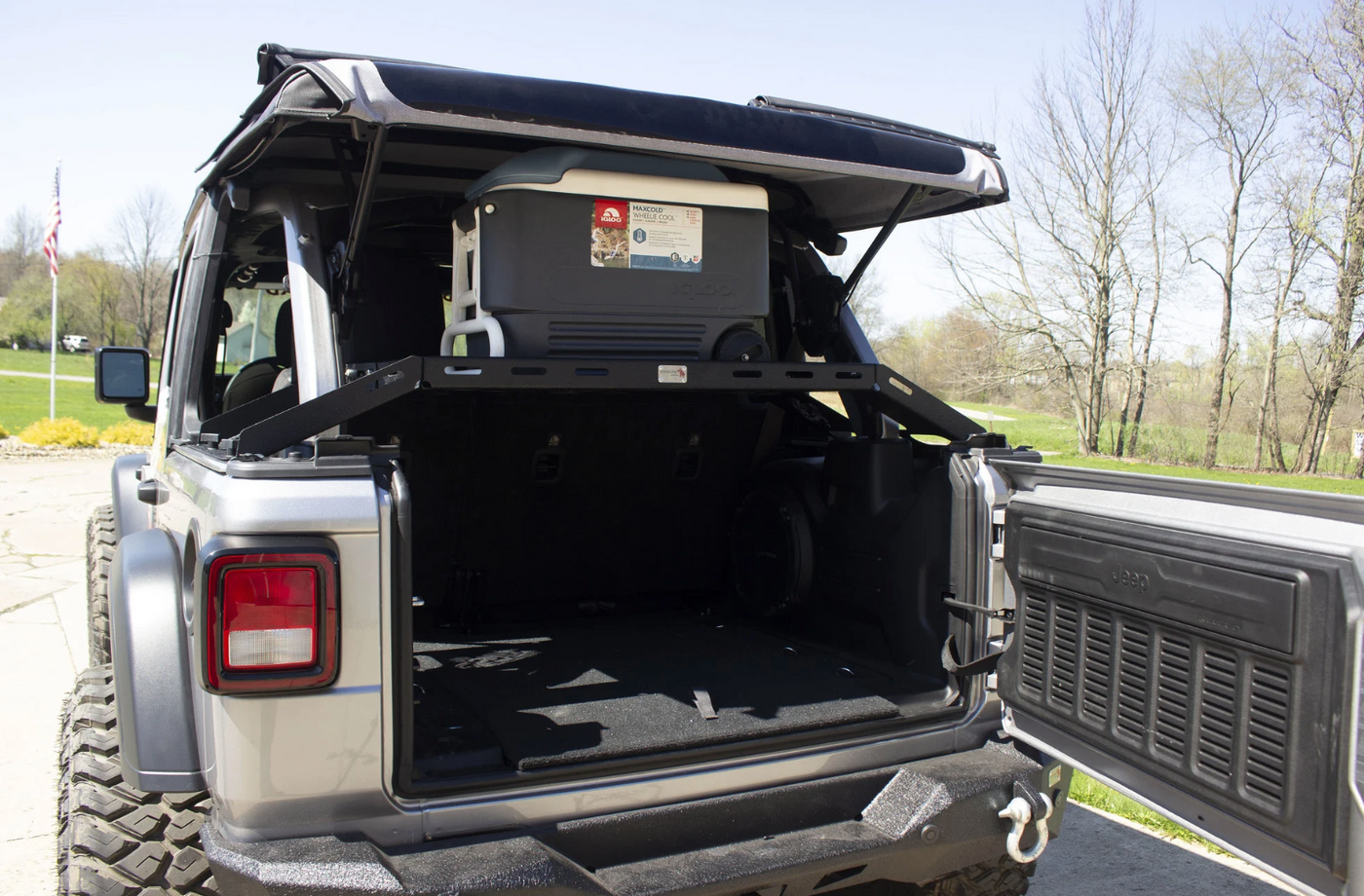 Fishbone Offroad interior Storage Rack for 18-22 Jeep Wrangler JLU 4-Door