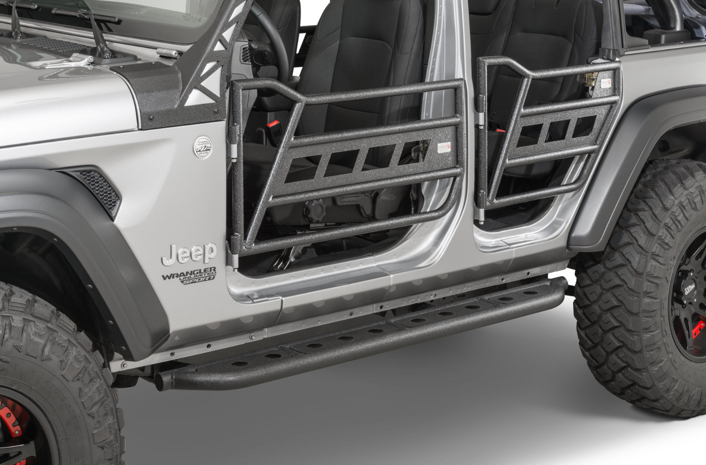 Fishbone Offroad Front and Rear Tube Doors for 18-23 Jeep Wrangler JL/ JLU & Gladiator JT