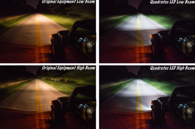Quadratec Gen II LED Headlights for 18-22 Jeep Wrangler JL & Gladiator JT