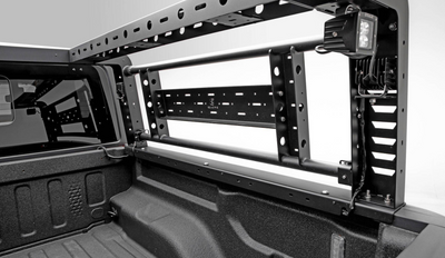 ZROADZ Overland Access Rack With (4) 3 Inch ZROADZ LED Pod Lights for 20-22 Jeep Gladiator JT