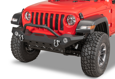 TACTIK HD Front Bumper w/ Hoop for 18-22 Jeep Wrangler JL & Gladiator JT