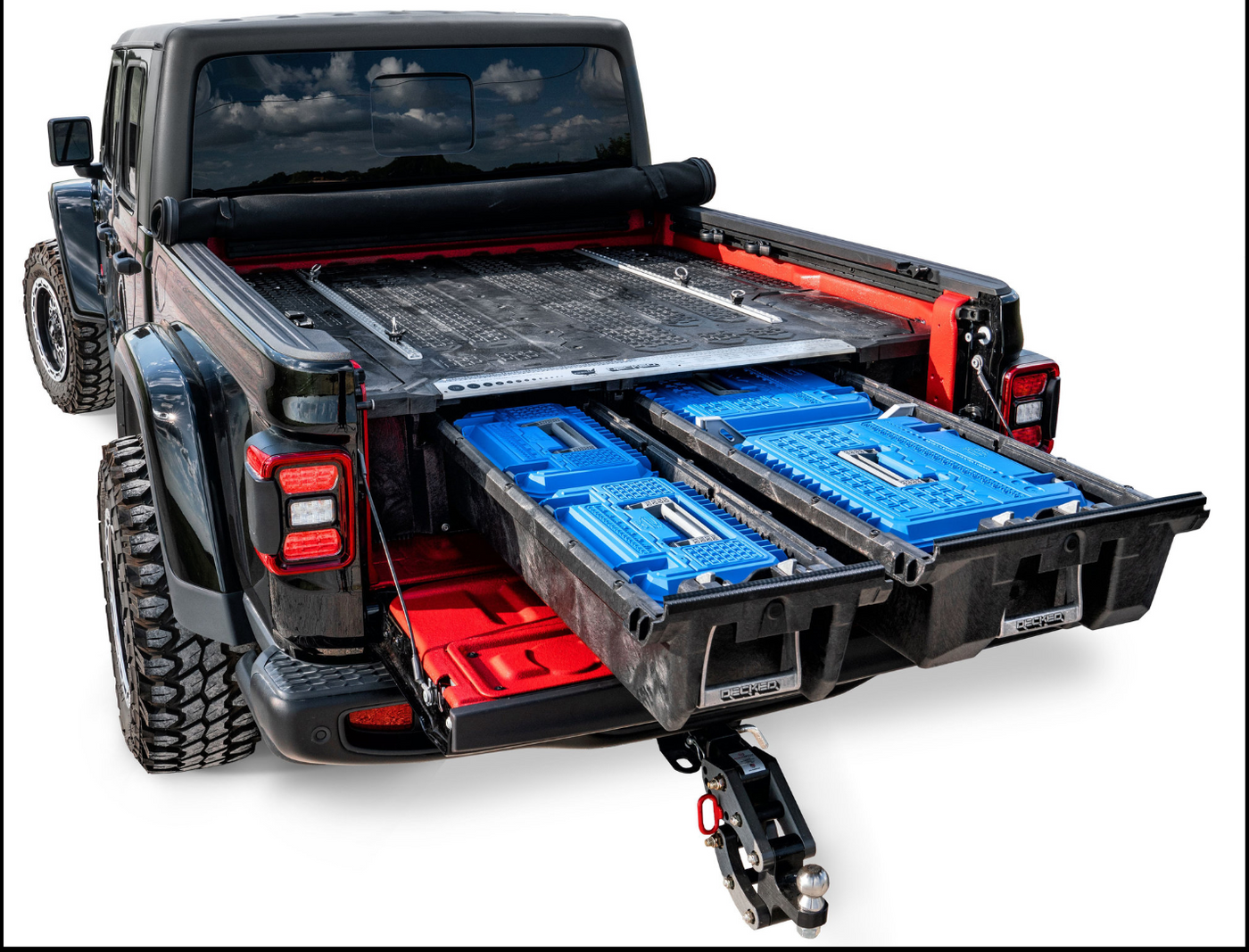 Decked MJ1 Truck Bed Storage System for 2020-2024 Jeep Gladiator JT