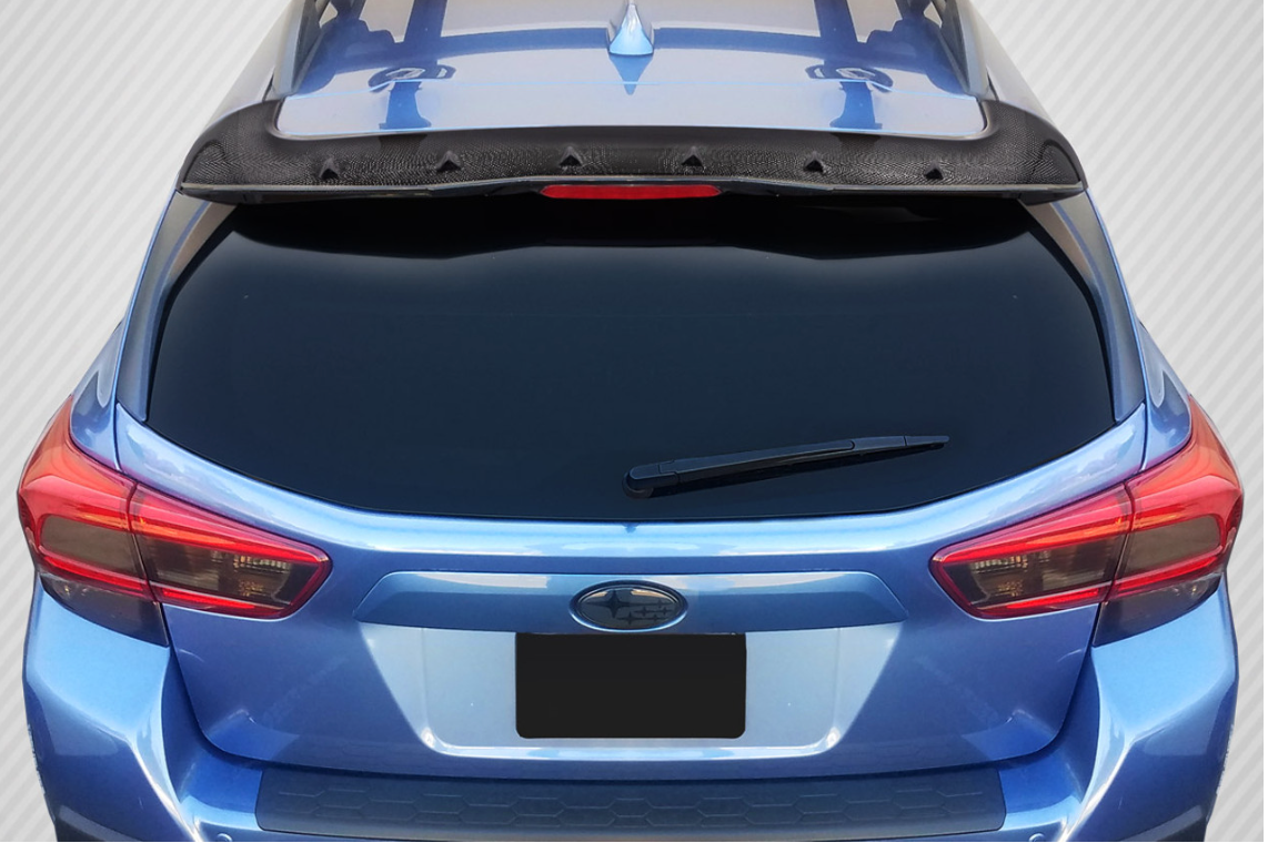 2018-2023 Subaru Crosstrek Carbon Creations STI Look Rear Wing Spoiler 1 Piece