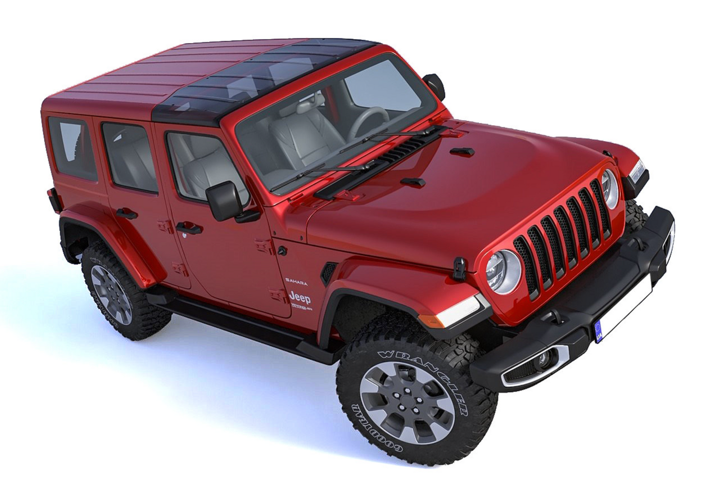 Clearlidz Front Hardtop Panel for 18-23 Jeep Wrangler JL and 20-23 Gladiator JT