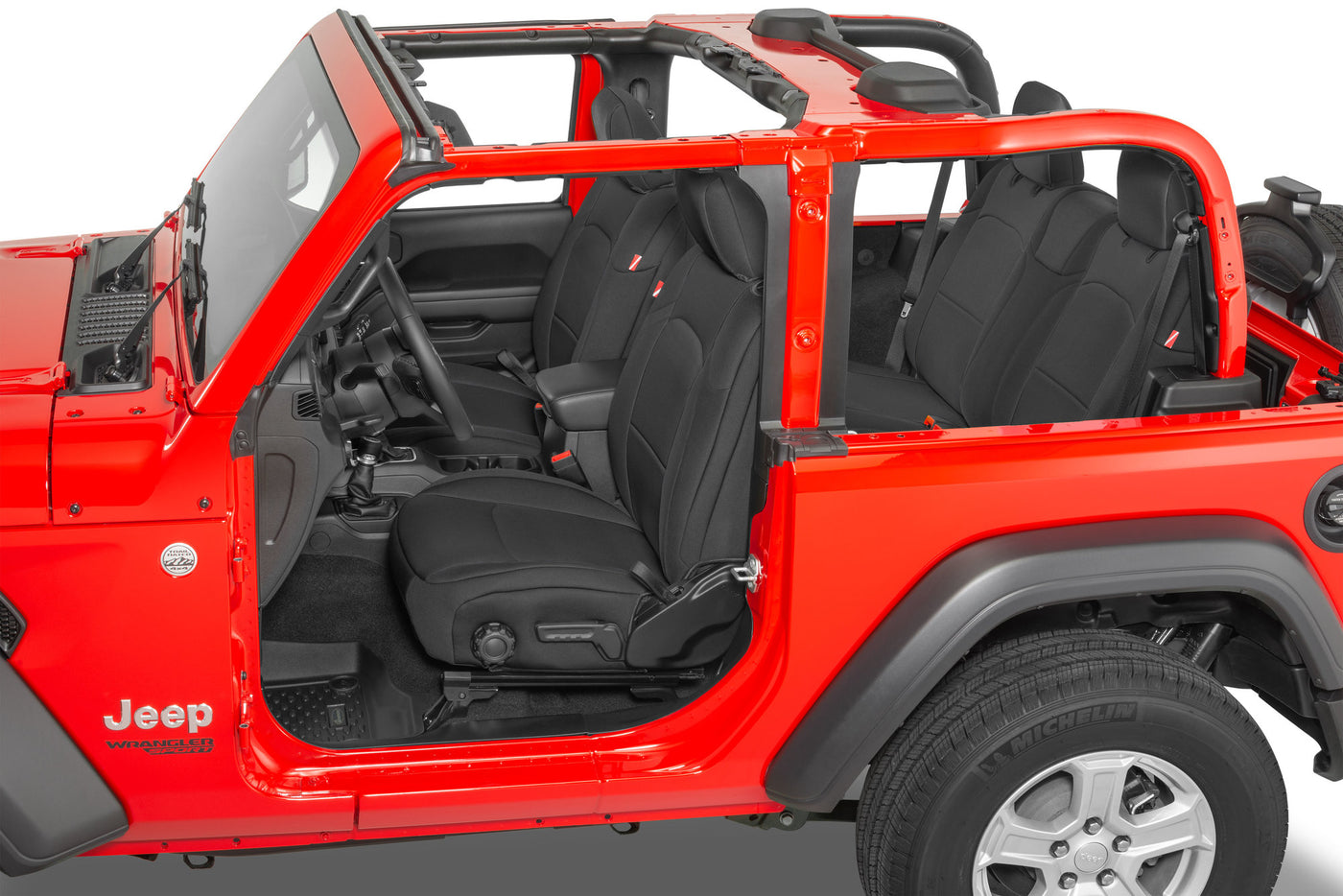Diver Down Front and Rear Neoprene Seat Covers for 18-22 Jeep Wrangler JL 2-Door