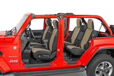 Diver Down Front and Rear Neoprene Seat Covers for 18-22 Jeep Wrangler JLU Unlimited 4-Door