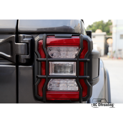 Jeep Wrangler Jl Rubicon Black Rear Led Tail Light Guards 2018+