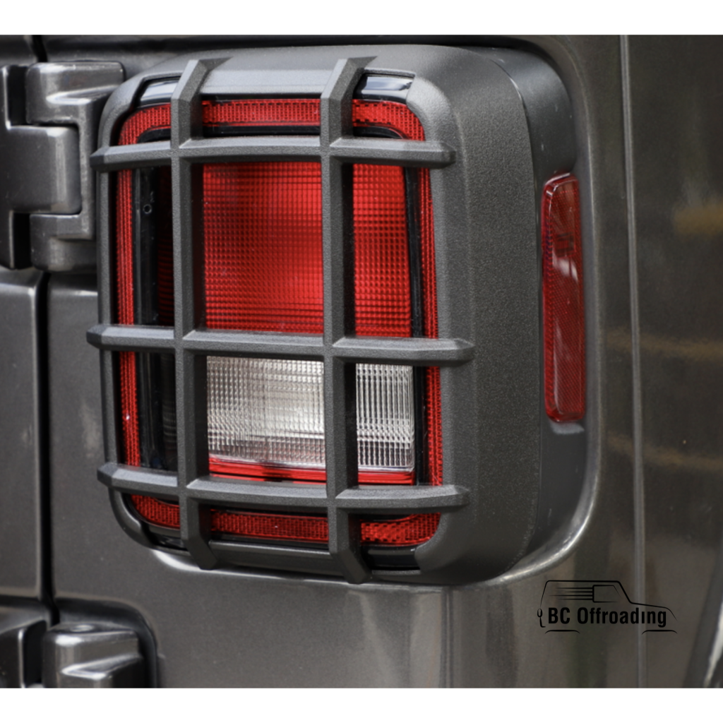 Jeep Wrangler Jl Sport Black Rear Tail Light Guard 2Pcs (2018-2020)