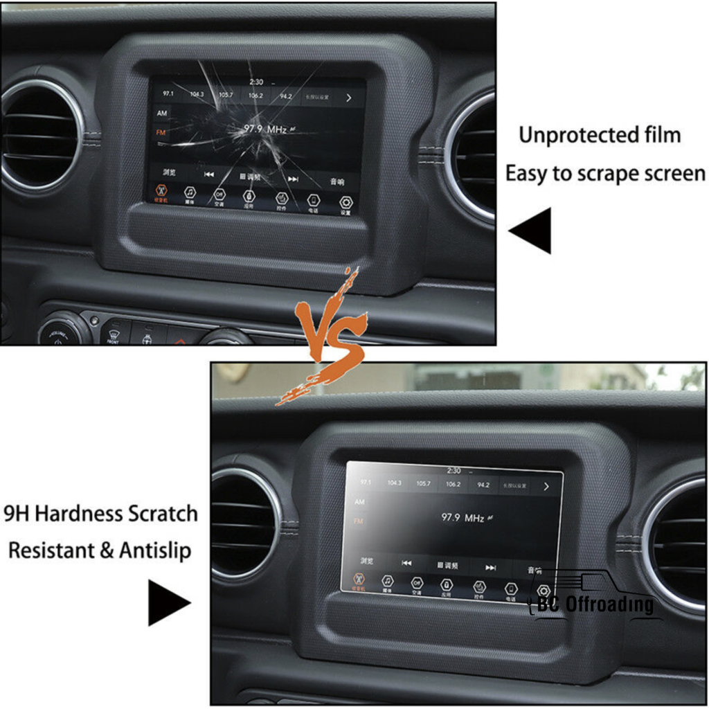 Jeep Wrangler Jl/jlu 2018 Nano Film Car Gps Navigation Screen Protector +