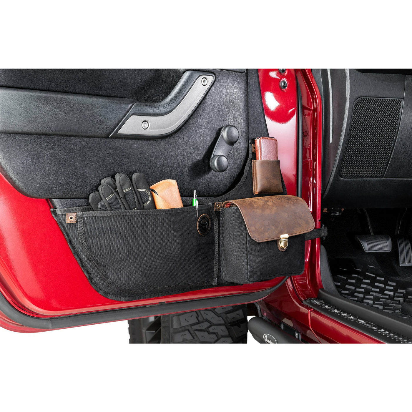 Overland Outfitters Door Panel Pockets Pair for 11-18 Jeep Wrangler JK