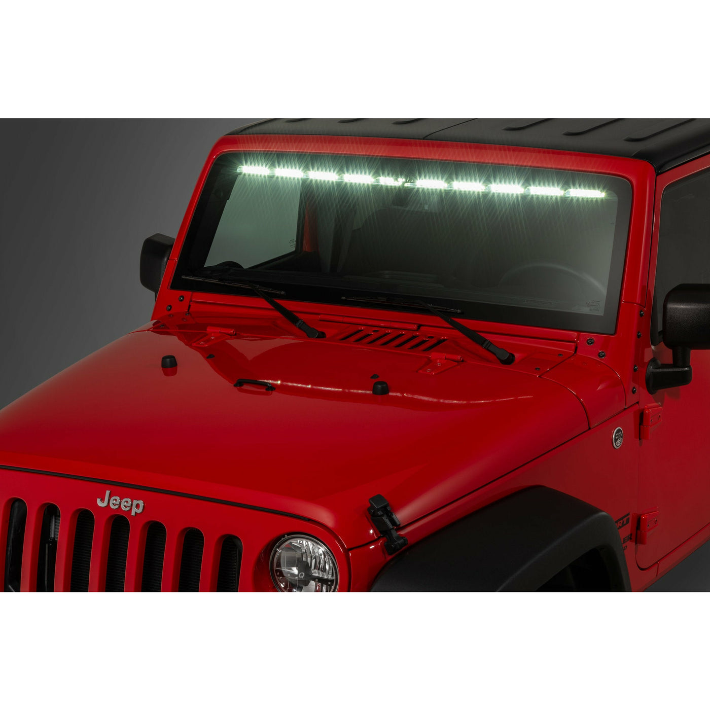 Quadratec Gen II LED Interior Mount 50” Stealth Light Bar for 07-18 Jeep Wrangler JK