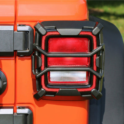 Rugged Ridge Elite Tail Light Guards for 18-22 Jeep Wrangler JL with Factory Halogen Tail Lights